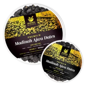 featured image of madina ajwa dates with both 400g & 900g options