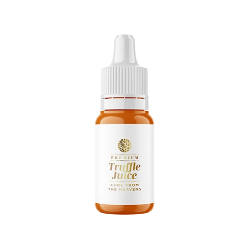 new look truffle juice eye drops dropper bottle with prophetic blends branded product label