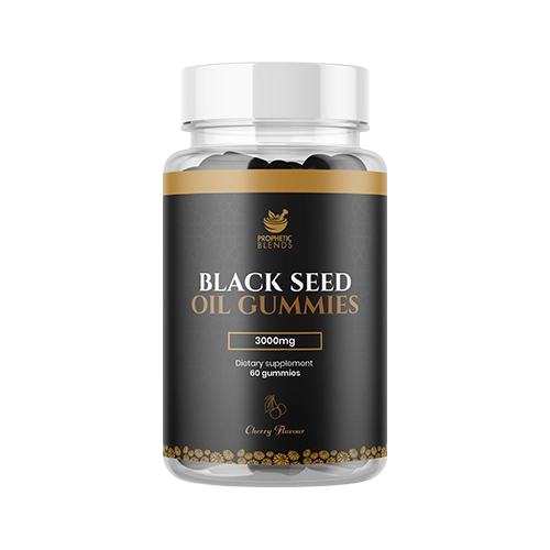 premium black seed oil gummies 3000mg product image prophetic blends