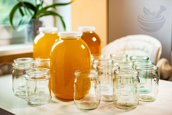 multiple honey jars on a clean table for new sidr hone benefits blog